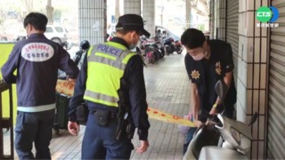 口角濺血! 夫當街狠刺落跑.妻重傷急救