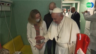 烏克蘭330萬人出逃 方濟各探視難民.兒童