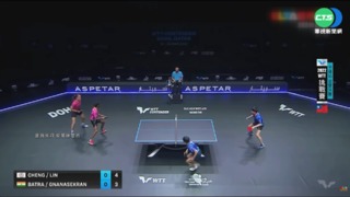 林昀儒鄭怡靜"黃金混雙" WTT卡達奪冠