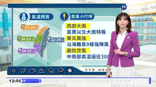 鋒面通過東北季風增強 全台有雨