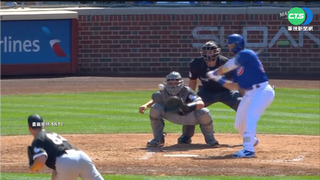 擺脫8支0低潮! 張育成敲2壘打攻1分