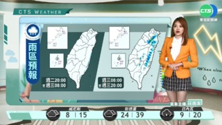 白天晴暖晚起鋒面近 金馬西臺留意低雲霧