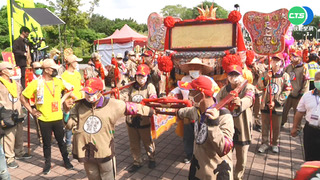 大甲媽回鑾駐駕 明道大學師生開心迎接