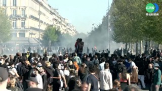 法大選決戰前最後週末 巴黎爆警民衝突