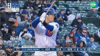 鈴木單場3保送 無緣MLB前10場連敲安