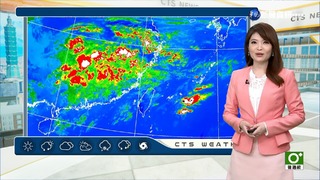 白天各地暖熱 今晚水氣增