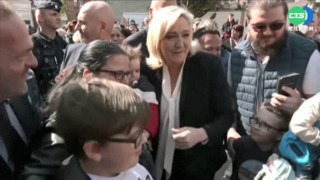 法國大選第二輪投票 馬克宏.勒龐決勝負