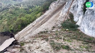 台8線關原段土石坍塌 明隧道遭覆蓋