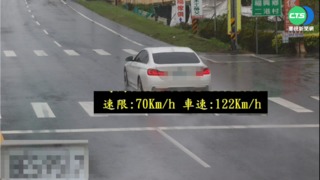 限速50飆155 罰24000.扣車牌6個月