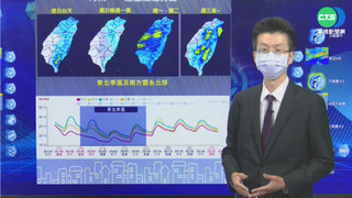 五一連假降溫變天 雷雨狂炸全台