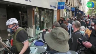 歐洲勞動節示威爭權益 土.法兩國警民衝突