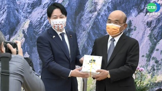 日自民黨青年局拜會 蘇揆盼挺台入CPTPP