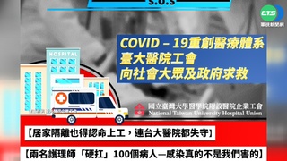 台大醫工會求救! 急診人力2:100難支撐