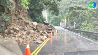 大雨土石坍! 中橫谷關路段一度雙向受阻