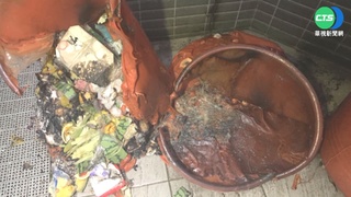 與母吵架! 男買汽油縱火燒大樓回收桶