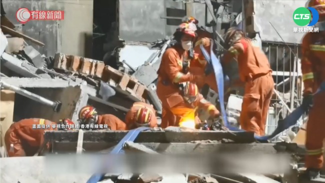 江蘇常州樓房爆炸倒塌 波及對街釀1死5傷 | 華視新聞