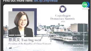 哥本哈根民主峰會6/9登場 邀蔡總統視訊演說