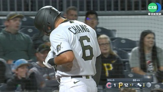 海盜戰小熊 張育成7上代打挨觸身球