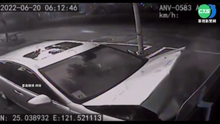 疑"毒駕肇禍" 男開車撞傷路邊清潔員