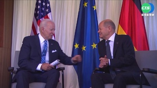 拜登.蕭茲G7峰會前會談 強調團結抗俄