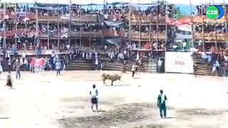哥國鬥牛賽看台塌觀眾驚逃! 至少4死30傷