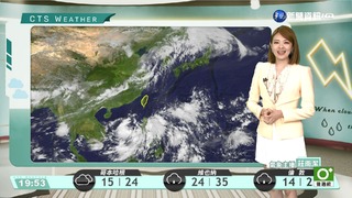 多雲到晴午後局部雷陣雨 東南部及恆春半島雨勢增