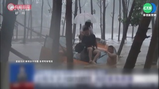 中國多地天災頻傳 暴雨成災.熱浪飆40度