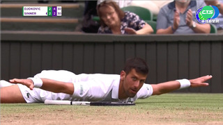 Djokovic上廁所"拐氣" "丟2追3"逆轉挺進4強