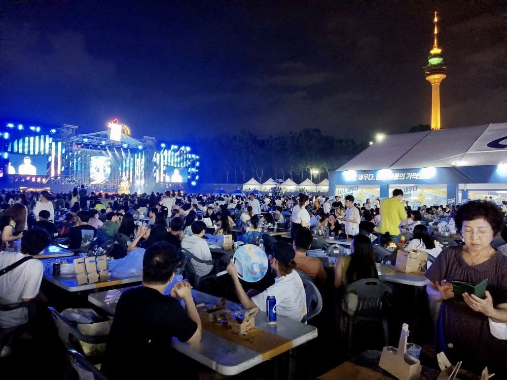 韓國大邱炸雞啤酒節現場活動 圖片來源 台北市政府觀光傳播局