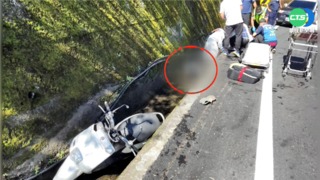 16歲少年無照自撞亡 疑借車練習轉彎打滑