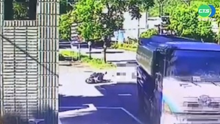 油罐車疑視線死角撞機車 騎士遭輾斃