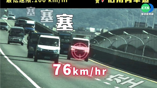 占內線開76km! 國道"龜速車"害塞爆遭開罰