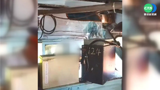 列車駕駛室漏水如瀑布! 險釀行車危機