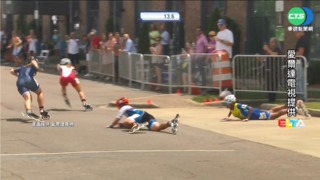 首個彎道出"撞"況  陳映竹世運飲恨摘銅