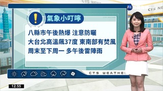 中南部水氣偏多 整天不定時短暫雨