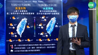 花蓮恐再破40度! 明起西部午後雷雨範圍擴