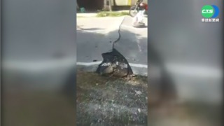 菲呂宋島規模7.3強震 馬路突起.建築歪斜