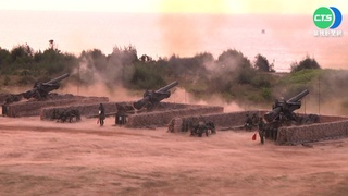 嘉義工兵練架橋 金防部實彈演練反登陸砲擊