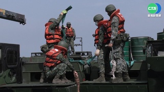 模擬共軍搶灘淡水河 國軍海陸空聯合反擊