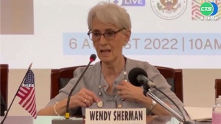 美副國務卿會紐防長 重申"台海和平"重要性