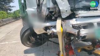 駕駛疑恍神 大貨車追撞工程車釀3人傷