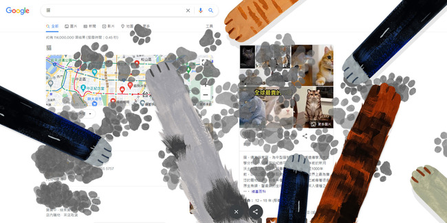 停不下來！Google推國際貓節 搜尋「貓」有療癒彩蛋 | 華視新聞