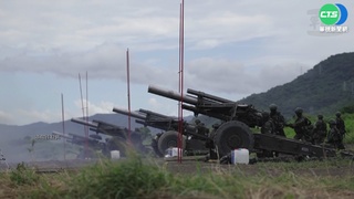 砲聲隆隆!天雷操演 40門155榴彈砲齊轟