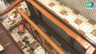 入住民宿搞破壞 菸蒂滿地.馬克杯摔破