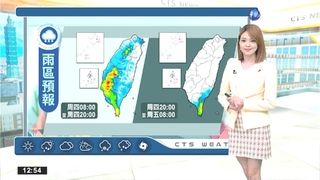 水氣多且不穩定 各地降雨機率高 午後注意強降雨