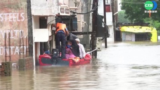 印度雨季暴雨成災 洪水.土石流至少50死