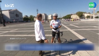 鐵馬拚外交! 駐匈代表劉世忠騎單車受訪