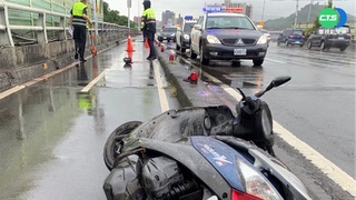 軒嵐諾風雨出人命 騎士福和橋滑倒摔車亡