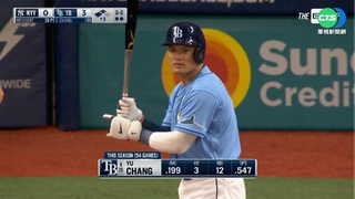 張育成代打敲安2打點 生涯百安M2