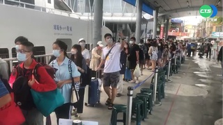 東琉線交通船復航 滯"琉"遊客趕頭班回程